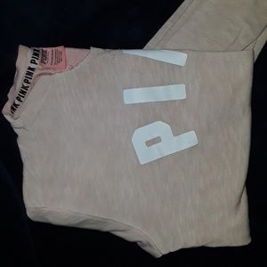 pink Victoria's secret sweatshir